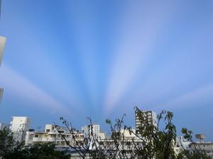 西の空