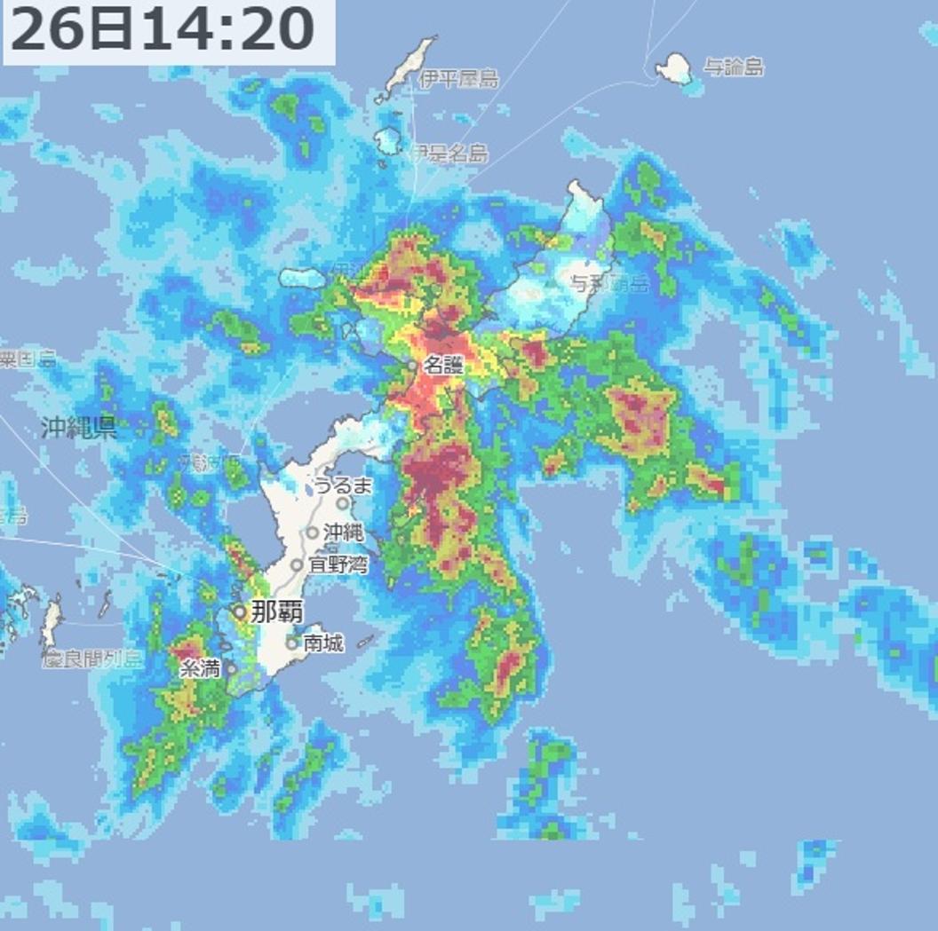 雨です
