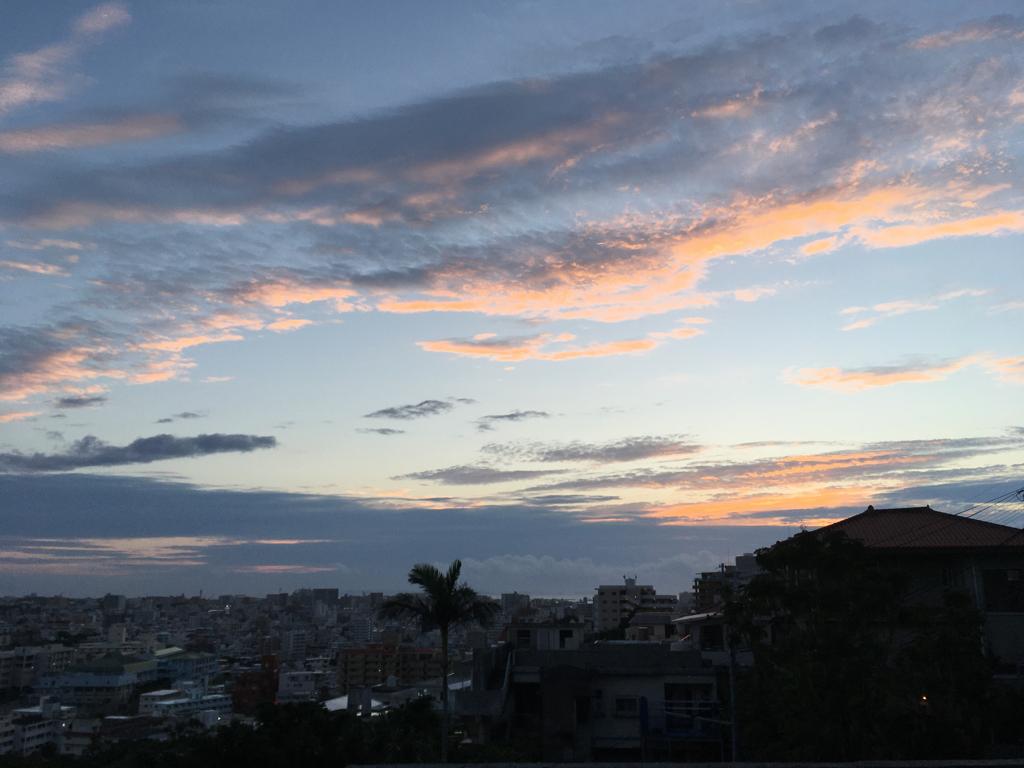 梅雨？夕焼け