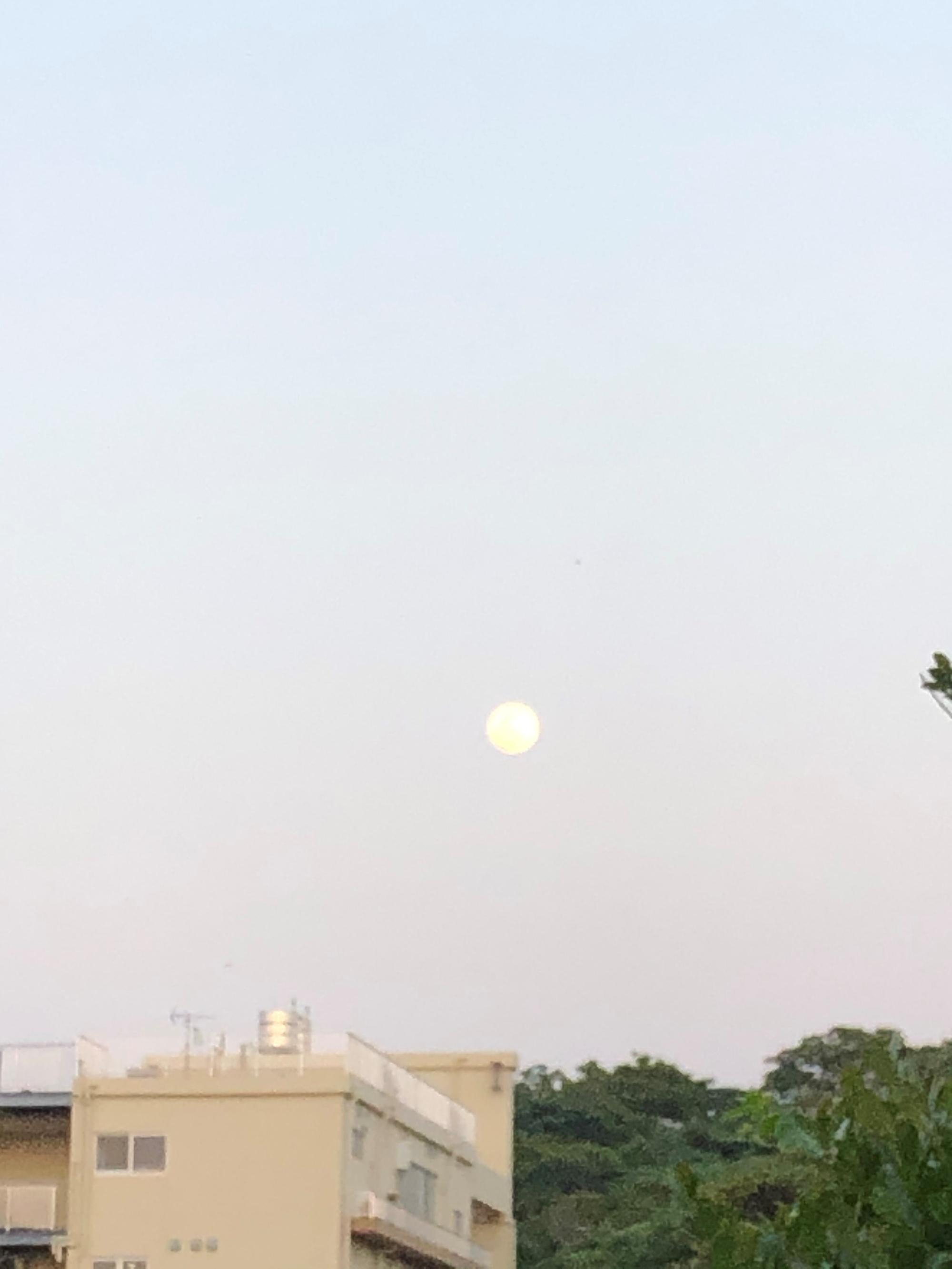 昨日の１８時５８分の満月