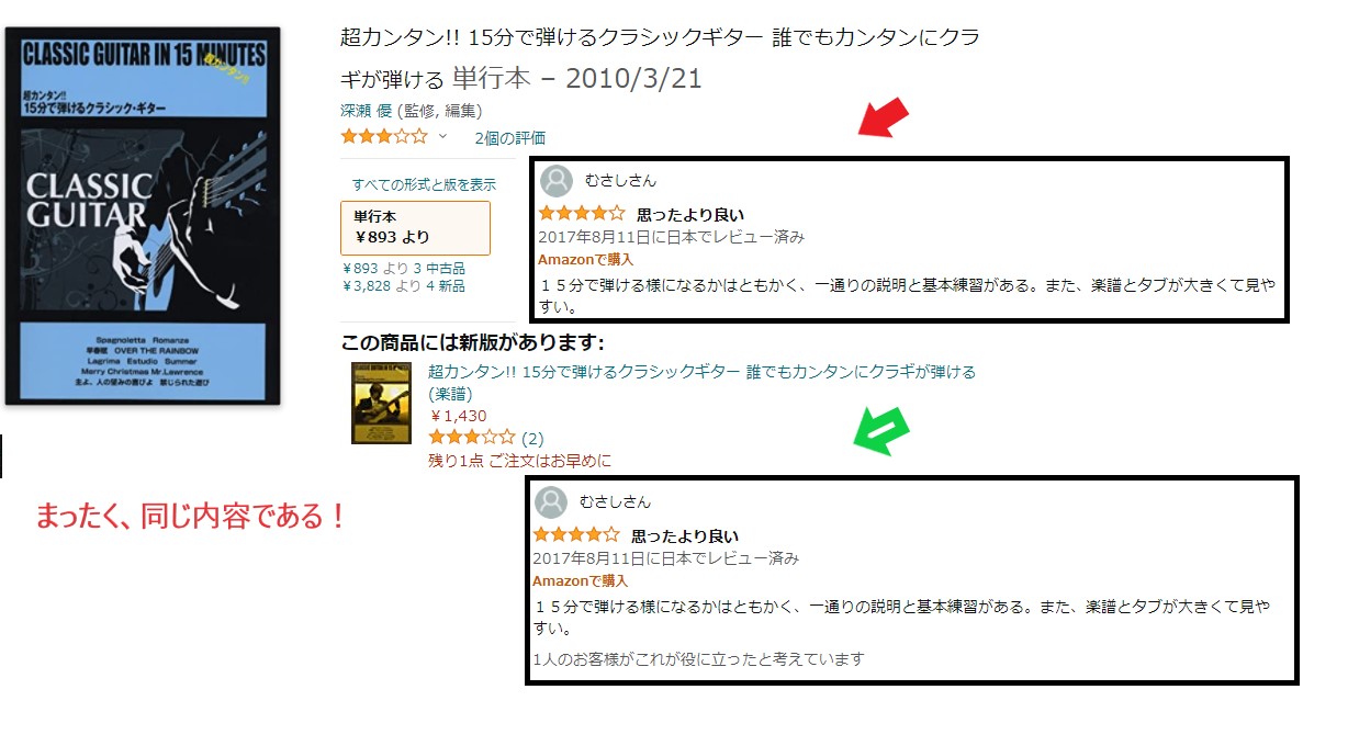 アマゾンの評価