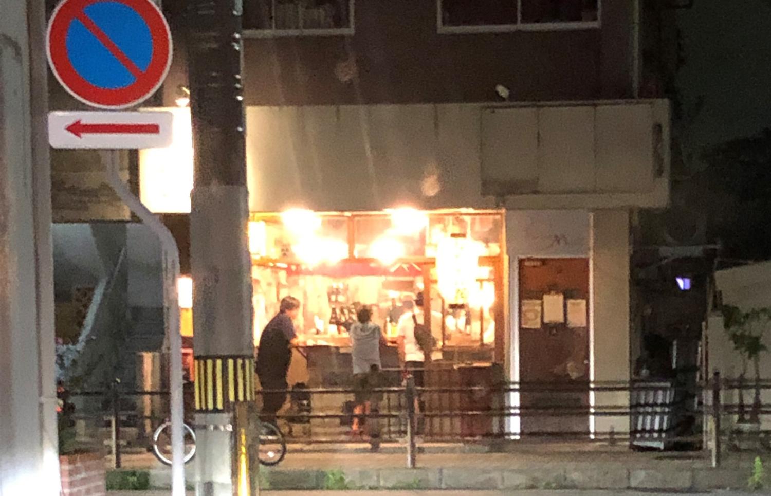 １９時５１分　栄町で
