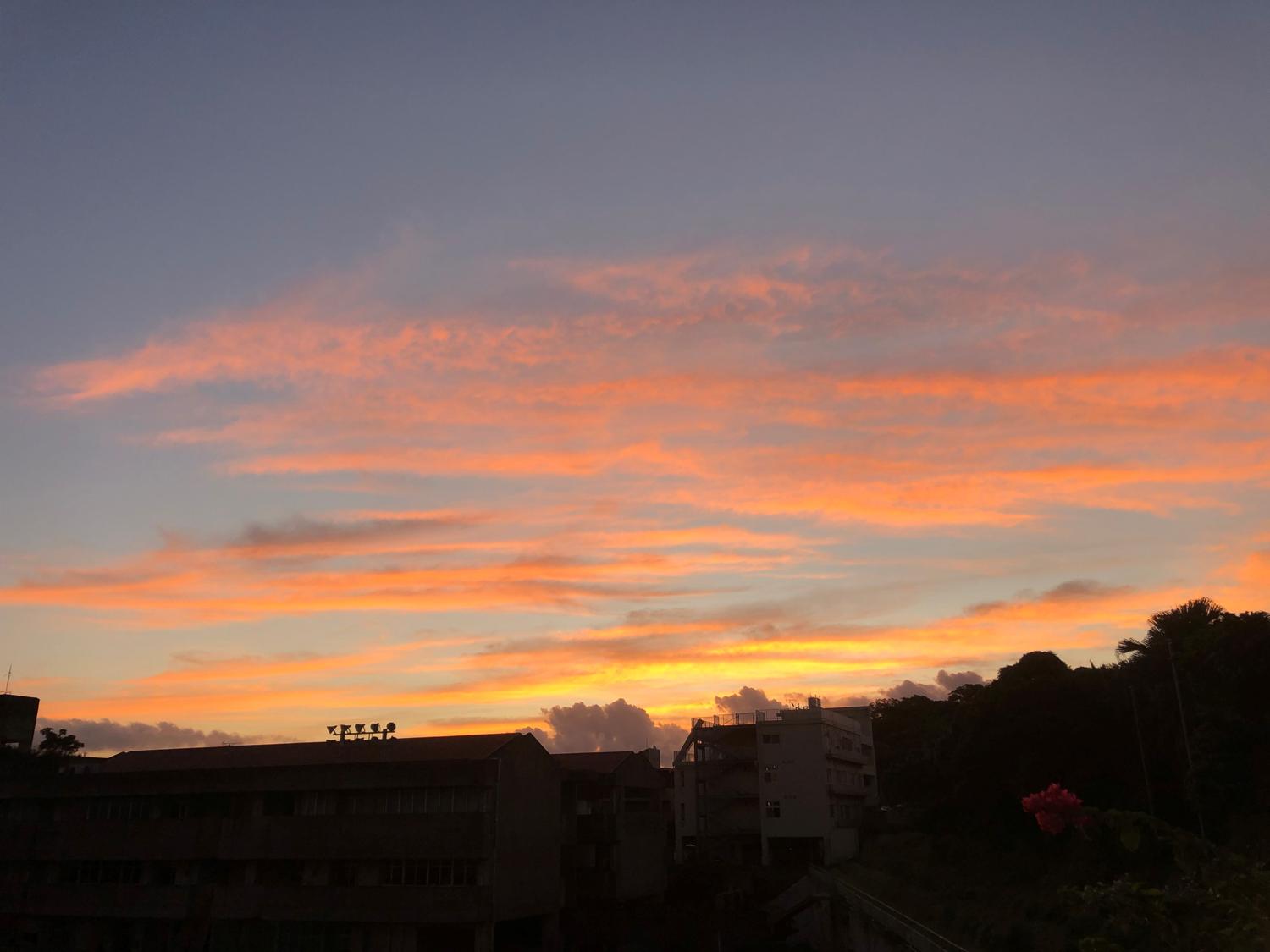 今朝の６時１５分