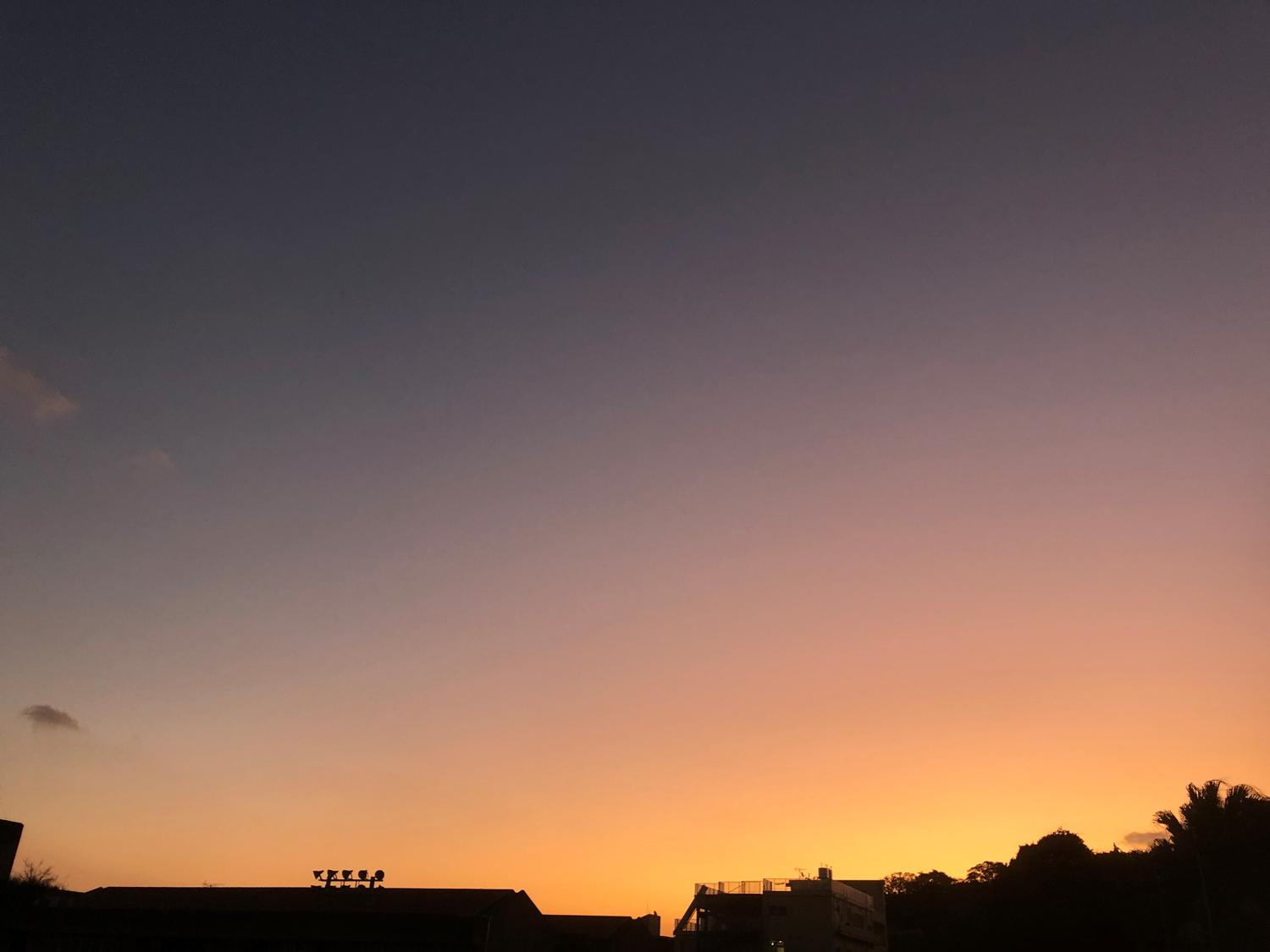 今朝の６時５７分
