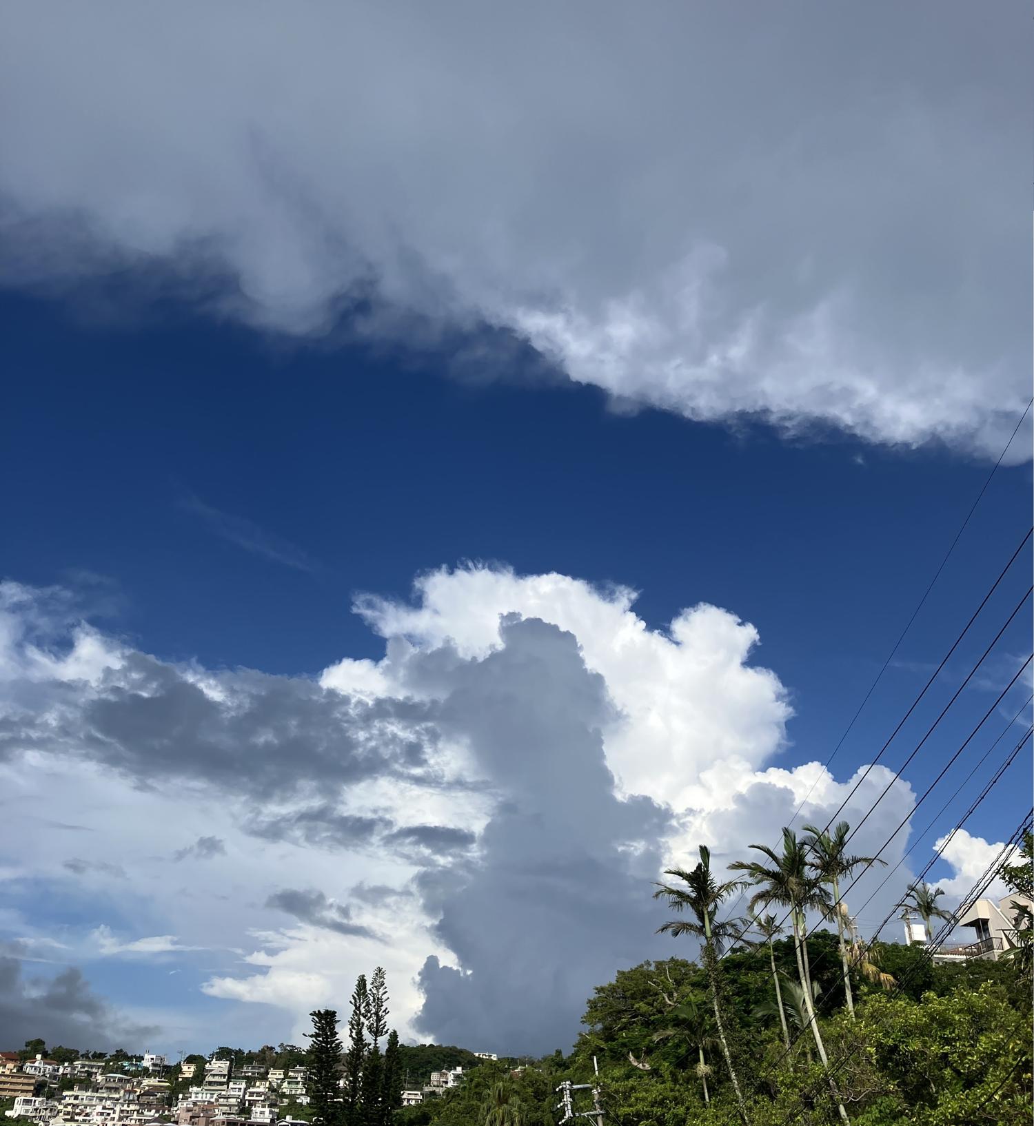 １７時１０分　入道雲