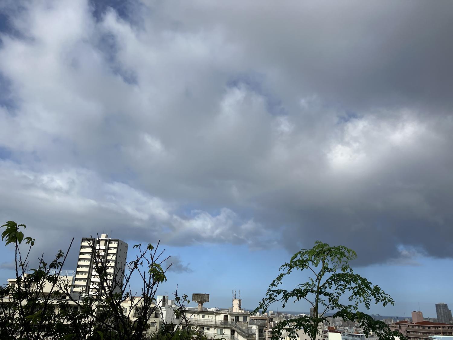 ８時３６分　気力で見れば虹があります
