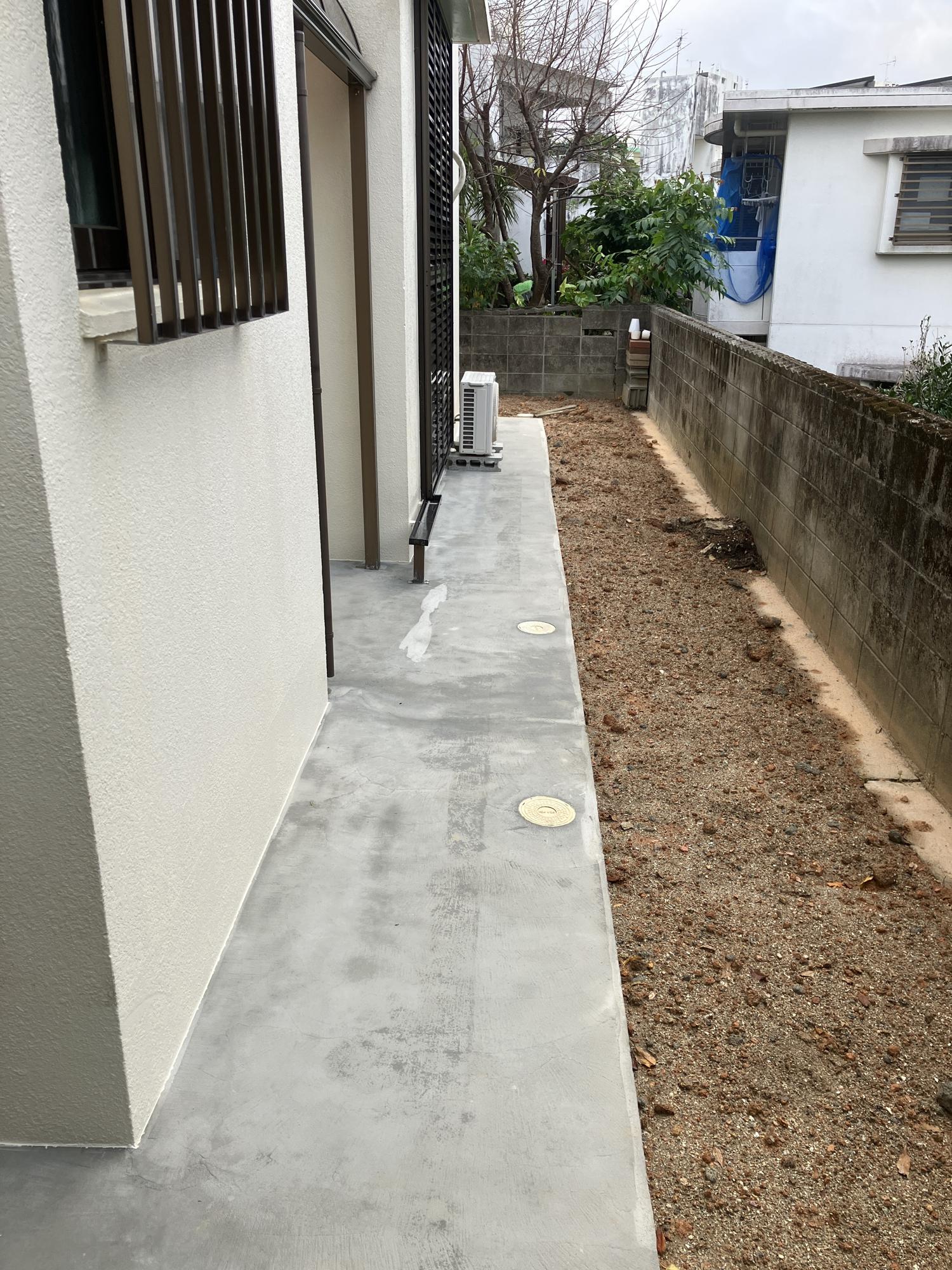 お隣さん　工事完了か