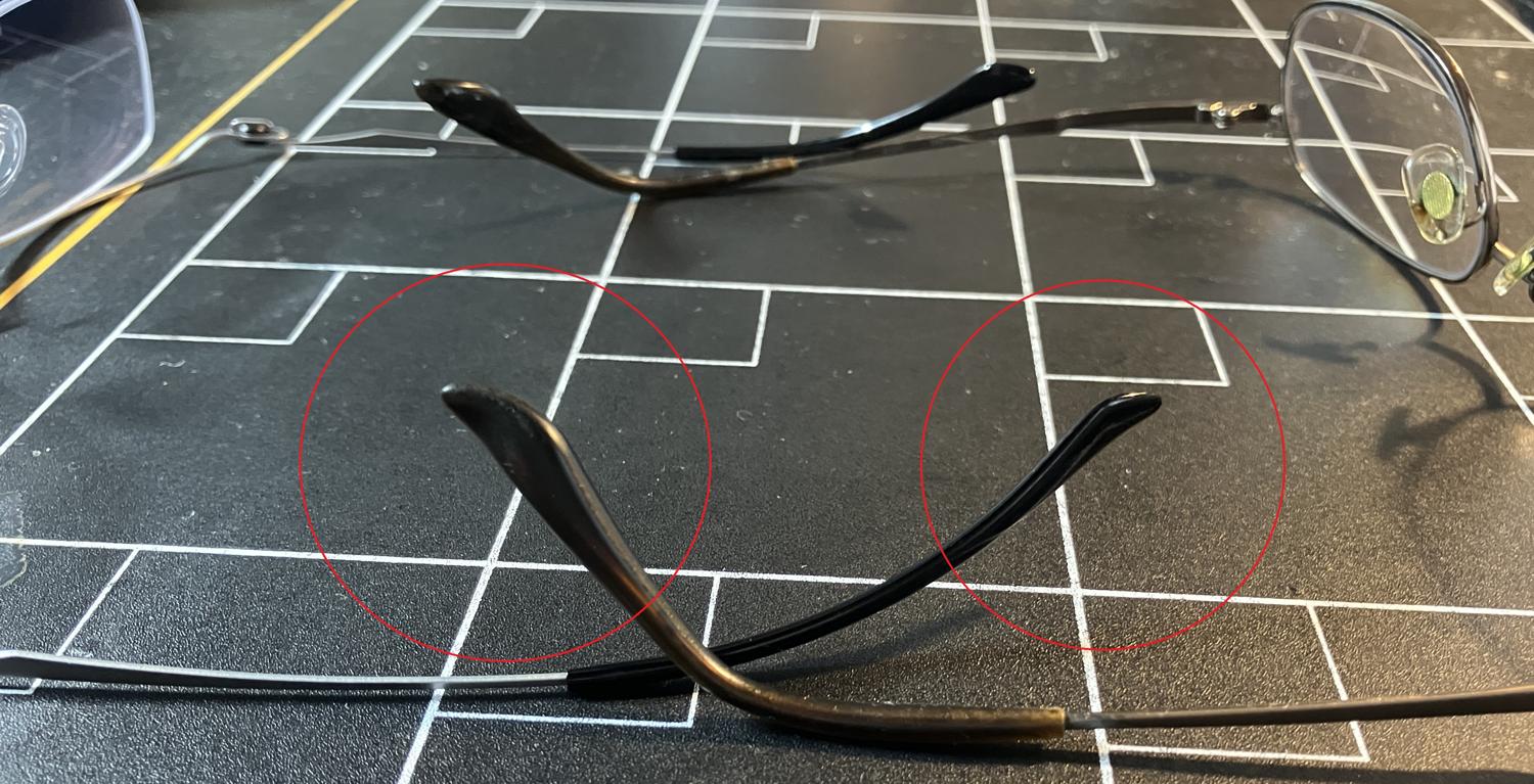 メガネの先セルの比較