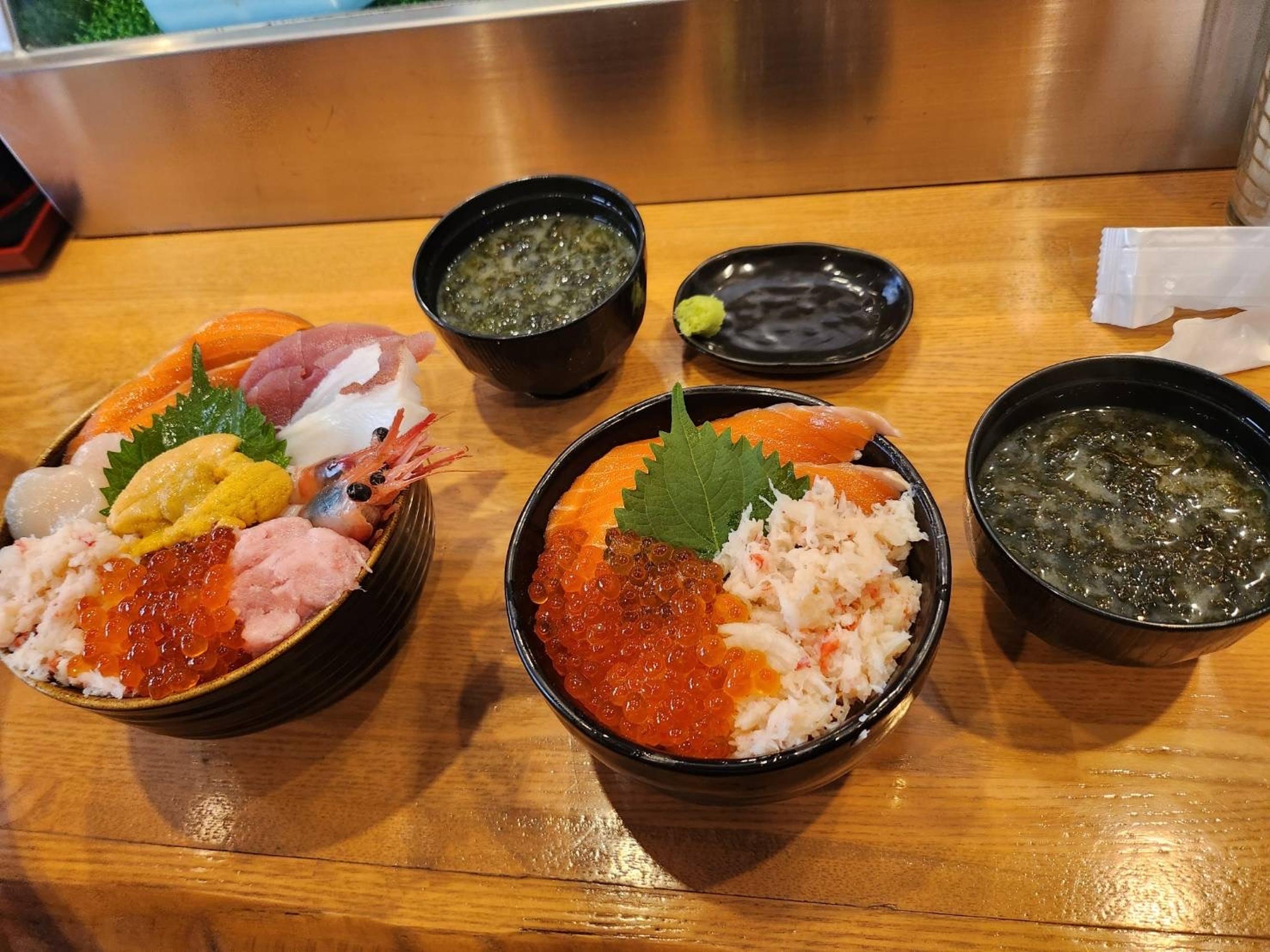 北海道の海鮮丼